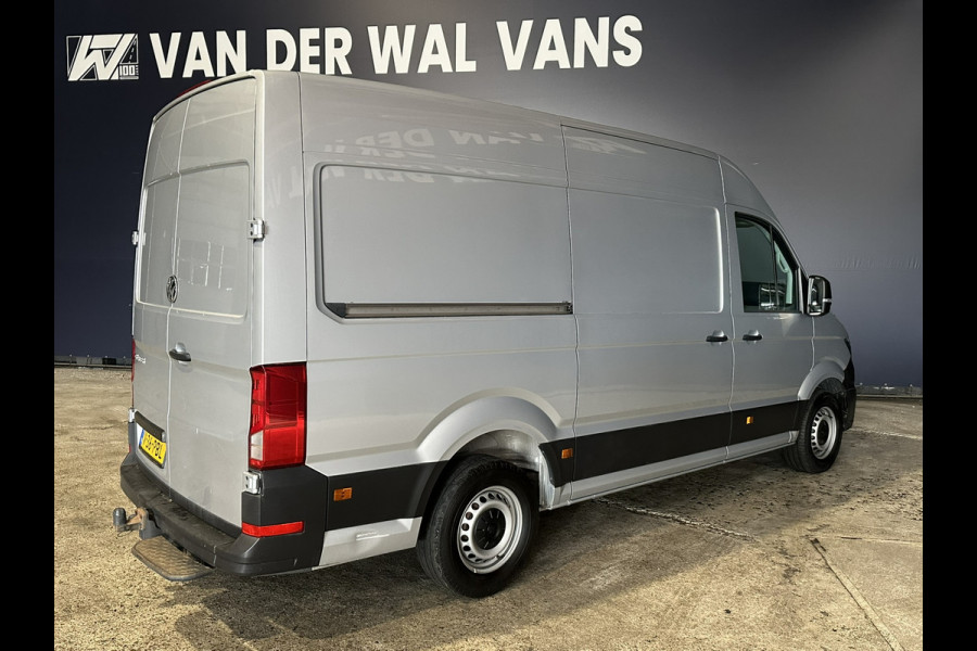 Volkswagen Crafter 2.0 TDI 141pk L3H3 L2H2 Euro6 Airco | 3000kg Trekhaak | Cruisecontrol | Chauffeursstoel Bijrijdersbank