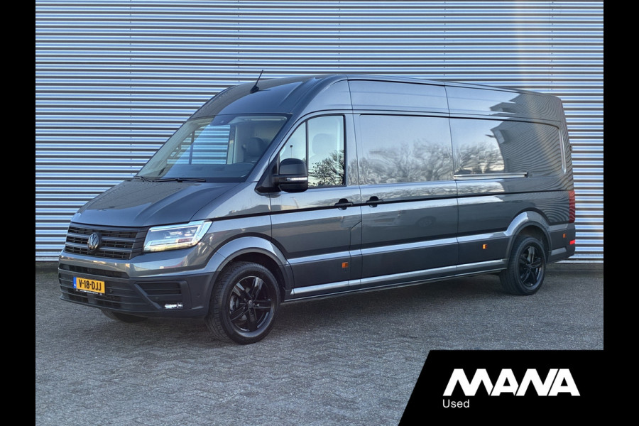 Volkswagen Crafter 2.0TDI 177PK L4H3 Automaat LED Leer Cruise Carplay Lederen bekleding Dubbele schuifdeur Camera