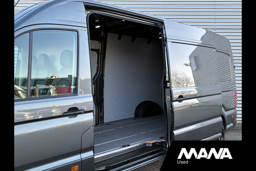 Volkswagen Crafter 2.0TDI 177PK L4H3 Automaat LED Leer Cruise Carplay Lederen bekleding Dubbele schuifdeur Camera