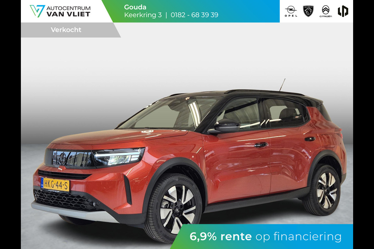 Opel Frontera Electric GS 44 kWh Navigatie | Achteruitrijcamera | Stoel/Stuurverwarming | Apple Carplay/Android Auto | Voorruitverwarming |