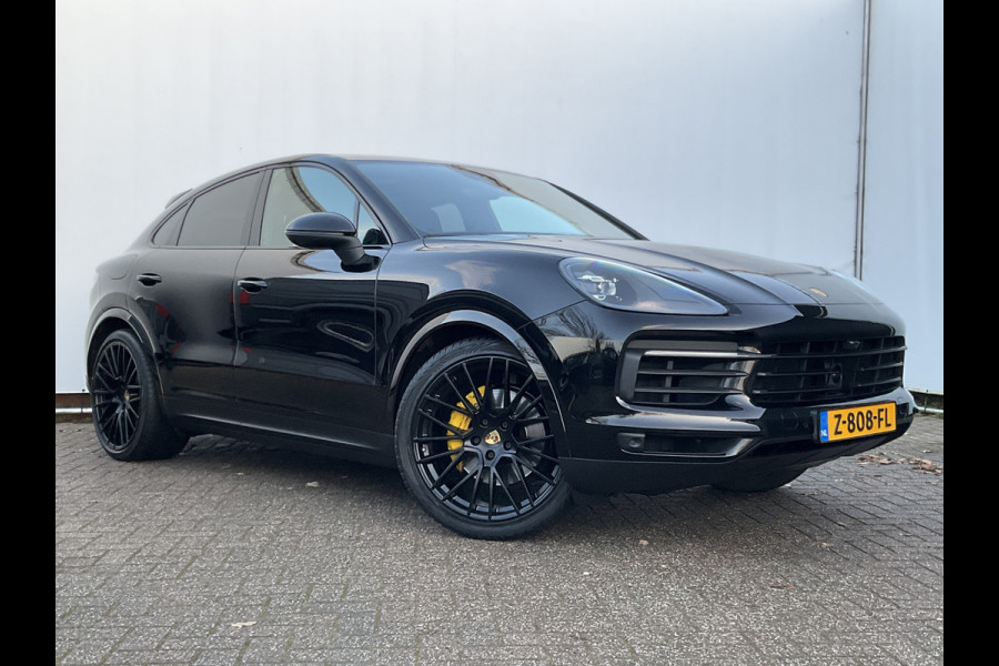 Porsche Cayenne Coupé 3.0 E-Hybrid PHEV 360° Pano SportChrono Luchtvering Bose Carplay Leer Memory UITSTRALING!