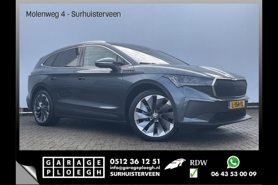 Škoda ENYAQ iV 80 First Edition Trekhaak Memory Leer Stoelverw Camera Sportline SOH 86%
