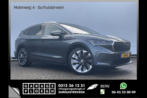 Škoda ENYAQ iV 80 First Edition Trekhaak Memory Leer Stoelverw Camera Sportline SOH 86%
