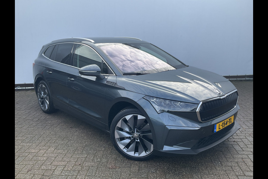 Škoda ENYAQ iV 80 First Edition Trekhaak Memory Leer Stoelverw Camera Sportline SOH 86%