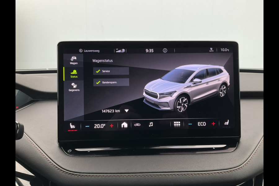 Škoda ENYAQ iV 80 First Edition Trekhaak Memory Leer Stoelverw Camera Sportline SOH 86%