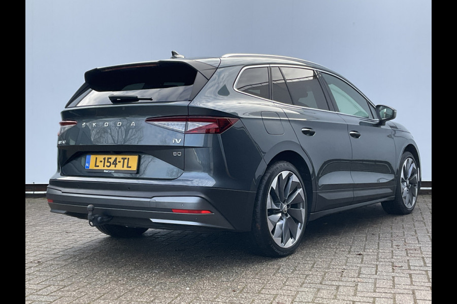 Škoda ENYAQ iV 80 First Edition Trekhaak Memory Leer Stoelverw Camera Sportline SOH 86%