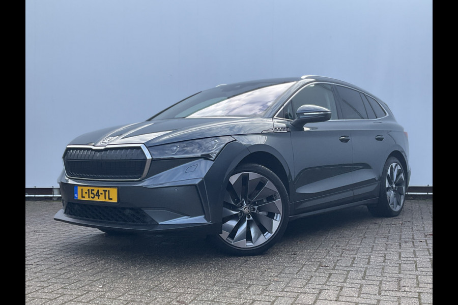 Škoda ENYAQ iV 80 First Edition Trekhaak Memory Leer Stoelverw Camera Sportline SOH 86%