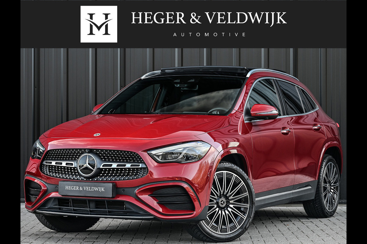 Mercedes-Benz GLA 250 e AMG Line | Facelift | Panoramadak | Memory seats | Ambient verlichting | 20 inch | Burmester audio | Head-up | Carbon | Keyless