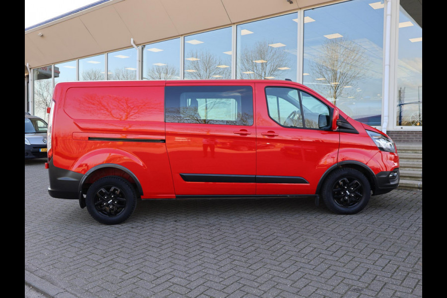 Ford Transit Custom 320 2.0 TDCI 130 PK TRAIL DUBBEL CABINE L2H1 6-PERS. + LEDER | RAPTOR GRILLE | CARPLAY | CAMERA | LMV