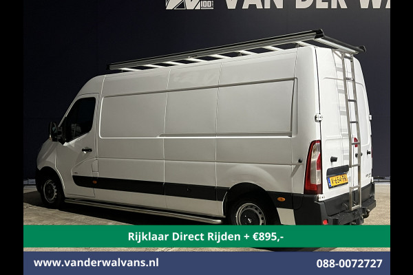 Opel Movano 2.3 CDTI L3H2 Euro6 *Rijklaar Direct Rijden* Airco | Imperiaal | 2500kg Trekhaak | Cruisecontrol | Parkeersensoren Sidebars, Bijrijdersbank
