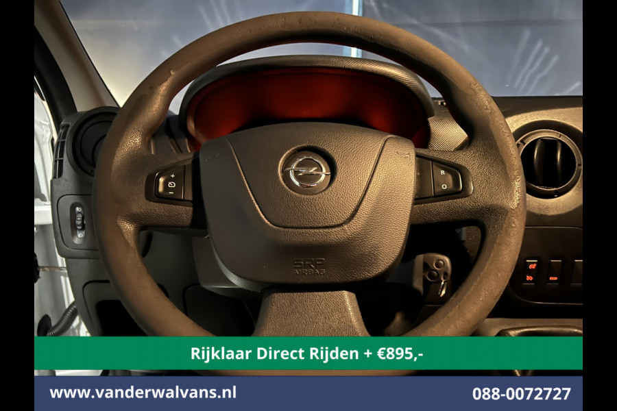 Opel Movano 2.3 CDTI L3H2 Euro6 *Rijklaar Direct Rijden* Airco | Imperiaal | 2500kg Trekhaak | Cruisecontrol | Parkeersensoren Sidebars, Bijrijdersbank