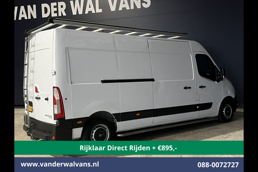 Opel Movano 2.3 CDTI L3H2 Euro6 *Rijklaar Direct Rijden* Airco | Imperiaal | 2500kg Trekhaak | Cruisecontrol | Parkeersensoren Sidebars, Bijrijdersbank