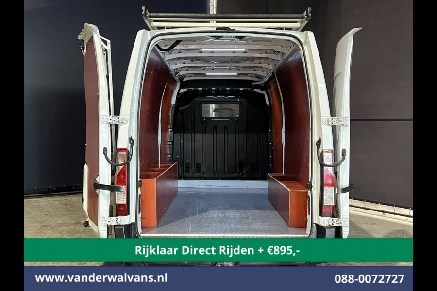 Opel Movano 2.3 CDTI L3H2 Euro6 *Rijklaar Direct Rijden* Airco | Imperiaal | 2500kg Trekhaak | Cruisecontrol | Parkeersensoren Sidebars, Bijrijdersbank