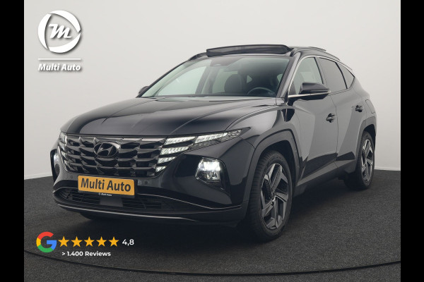 Hyundai Tucson 1.6 T-GDI Premium Sky 4WD Plug In Hybrid 265pk Dealer O.H. PHEV | Panodak | Adaptive Cruise | Camera | Krell Audio | Lederen Sportstoelen Memory & Ventilatie | Stoelen & Stuur Verwarmd | Keyless | Blis | Navigatie | DAB |