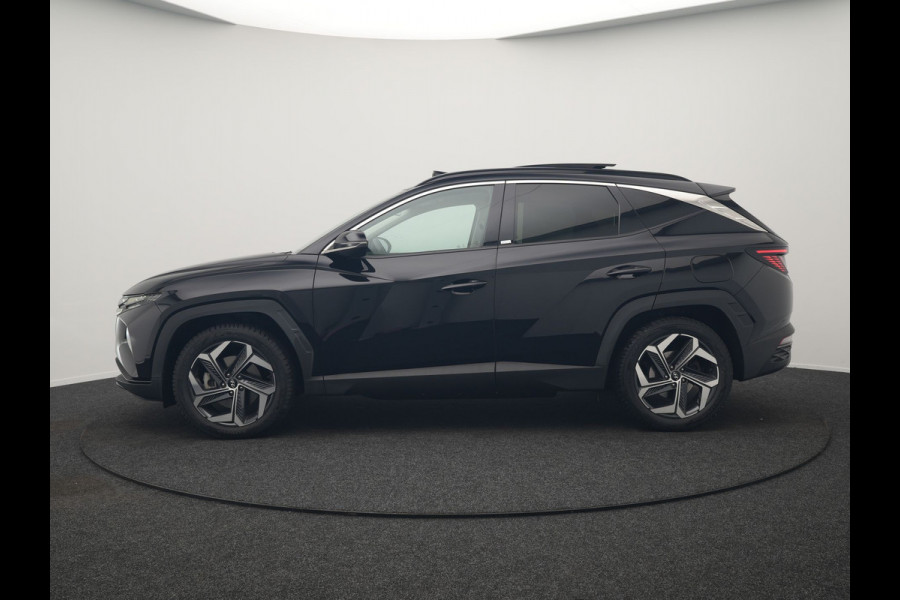 Hyundai Tucson 1.6 T-GDI Premium Sky 4WD Plug In Hybrid 265pk Dealer O.H. PHEV | Panodak | Adaptive Cruise | Camera | Krell Audio | Lederen Sportstoelen Memory & Ventilatie | Stoelen & Stuur Verwarmd | Keyless | Blis | Navigatie | DAB |