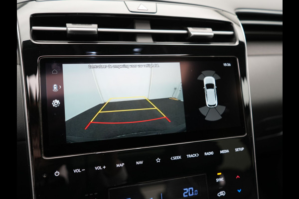 Hyundai Tucson 1.6 T-GDI Premium Sky 4WD Plug In Hybrid 265pk Dealer O.H. PHEV | Panodak | Adaptive Cruise | Camera | Krell Audio | Lederen Sportstoelen Memory & Ventilatie | Stoelen & Stuur Verwarmd | Keyless | Blis | Navigatie | DAB |