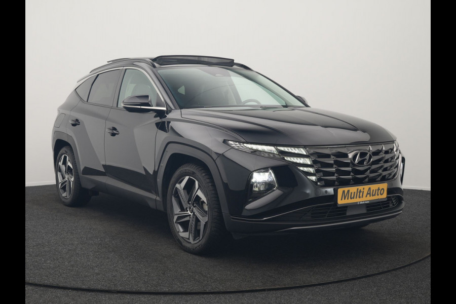 Hyundai Tucson 1.6 T-GDI Premium Sky 4WD Plug In Hybrid 265pk Dealer O.H. PHEV | Panodak | Adaptive Cruise | Camera | Krell Audio | Lederen Sportstoelen Memory & Ventilatie | Stoelen & Stuur Verwarmd | Keyless | Blis | Navigatie | DAB |