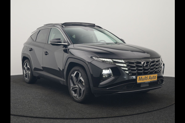 Hyundai Tucson 1.6 T-GDI Premium Sky 4WD Plug In Hybrid 265pk Dealer O.H. PHEV | Panodak | Adaptive Cruise | Camera | Krell Audio | Lederen Sportstoelen Memory & Ventilatie | Stoelen & Stuur Verwarmd | Keyless | Blis | Navigatie | DAB |