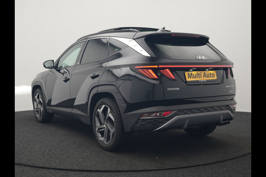 Hyundai Tucson 1.6 T-GDI Premium Sky 4WD Plug In Hybrid 265pk Dealer O.H. PHEV | Panodak | Adaptive Cruise | Camera | Krell Audio | Lederen Sportstoelen Memory & Ventilatie | Stoelen & Stuur Verwarmd | Keyless | Blis | Navigatie | DAB |