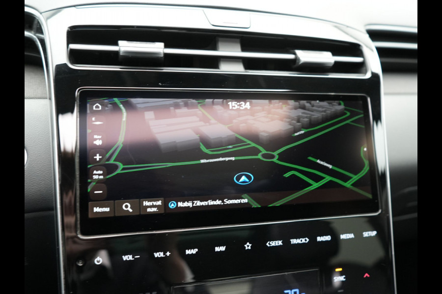 Hyundai Tucson 1.6 T-GDI Premium Sky 4WD Plug In Hybrid 265pk Dealer O.H. PHEV | Panodak | Adaptive Cruise | Camera | Krell Audio | Lederen Sportstoelen Memory & Ventilatie | Stoelen & Stuur Verwarmd | Keyless | Blis | Navigatie | DAB |