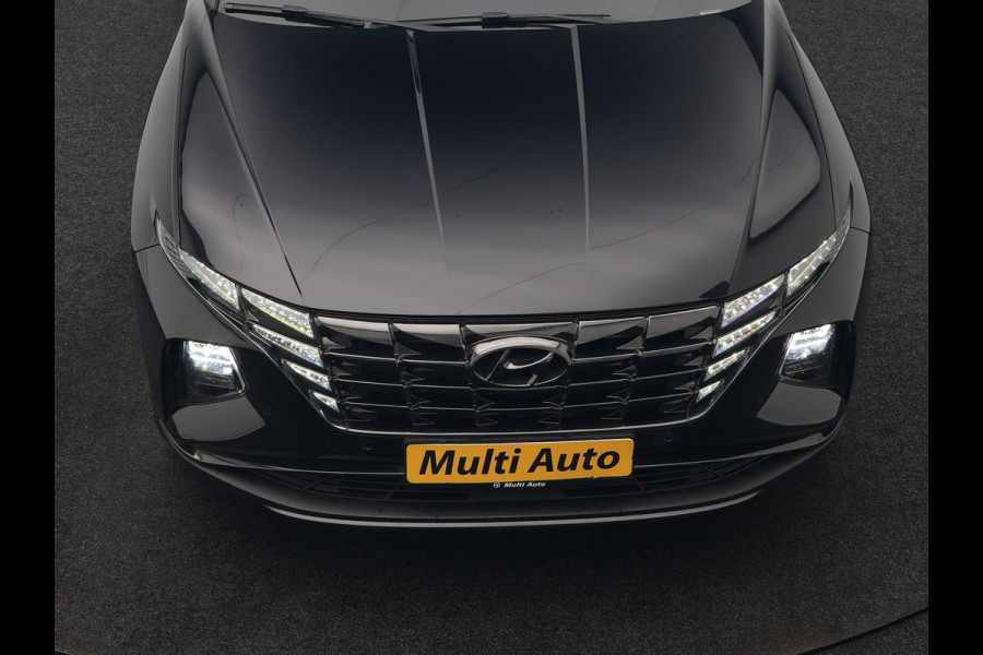 Hyundai Tucson 1.6 T-GDI Premium Sky 4WD Plug In Hybrid 265pk Dealer O.H. PHEV | Panodak | Adaptive Cruise | Camera | Krell Audio | Lederen Sportstoelen Memory & Ventilatie | Stoelen & Stuur Verwarmd | Keyless | Blis | Navigatie | DAB |