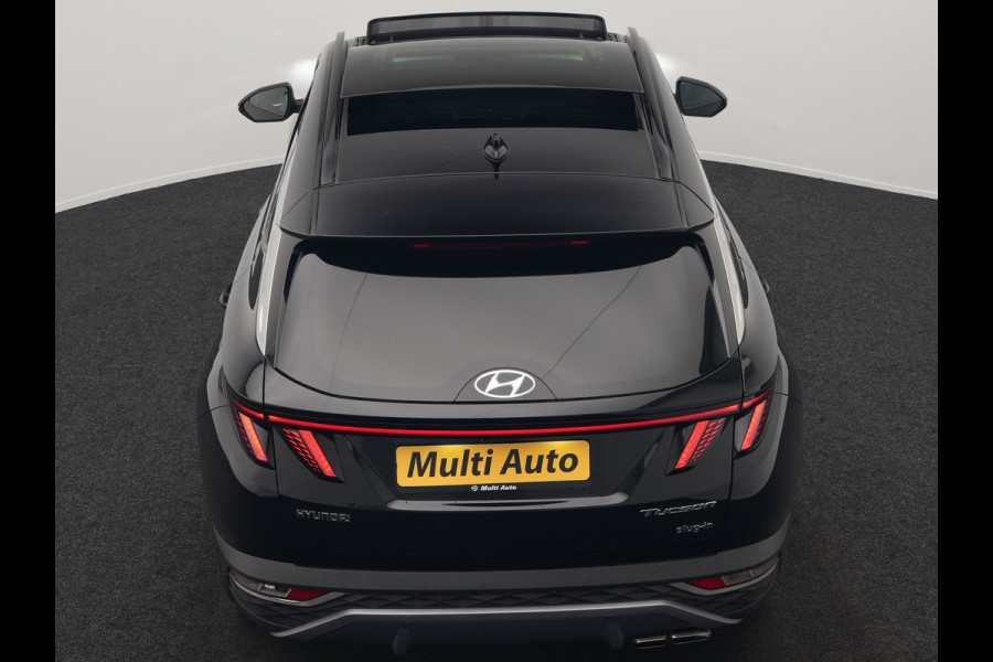 Hyundai Tucson 1.6 T-GDI Premium Sky 4WD Plug In Hybrid 265pk Dealer O.H. PHEV | Panodak | Adaptive Cruise | Camera | Krell Audio | Lederen Sportstoelen Memory & Ventilatie | Stoelen & Stuur Verwarmd | Keyless | Blis | Navigatie | DAB |