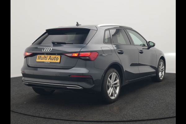 Audi A3 Sportback 40 TFSI e Advanced edition Plug In Hybrid 204pk Dealer O.H. PHEV | Camera | Keyless | Sportstoelen Verwarmd | Sfeerverlichting | Apple Carplay | LED Koplampen | Virtual | Navigatie | DAB |