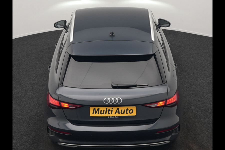 Audi A3 Sportback 40 TFSI e Advanced edition Plug In Hybrid 204pk Dealer O.H. PHEV | Camera | Keyless | Sportstoelen Verwarmd | Sfeerverlichting | Apple Carplay | LED Koplampen | Virtual | Navigatie | DAB |