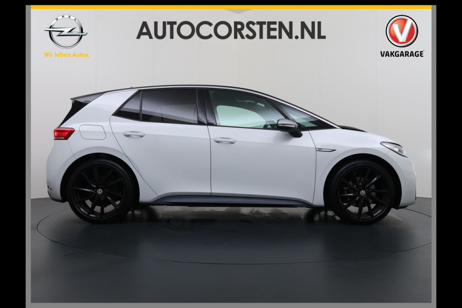 Volkswagen ID.3 First Max 62kWh SOH 91% Ergo Active Elek.Stoelen Panoramadak Adap.Cruise Camera Navi Ecc Keyless Advanced Head-Up Matrix-Led Lmv 20" Stuur+Stoelverwarming Led-a-licht dynamisch Apple Carplay/Android Auto Dodehoek detector Dealeronderhouden 1e Eigenaar Origineel Nederlandse Auto