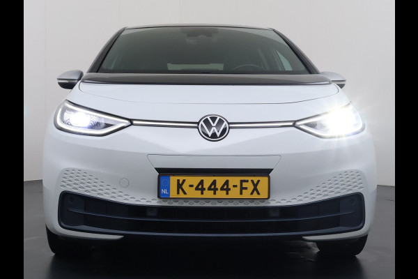 Volkswagen ID.3 First Max 62kWh SOH 91% Ergo Active Elek.Stoelen Panoramadak Adap.Cruise Camera Navi Ecc Keyless Advanced Head-Up Matrix-Led Lmv 20" Stuur+Stoelverwarming Led-a-licht dynamisch Apple Carplay/Android Auto Dodehoek detector Dealeronderhouden 1e Eigenaar Origineel Nederlandse Auto