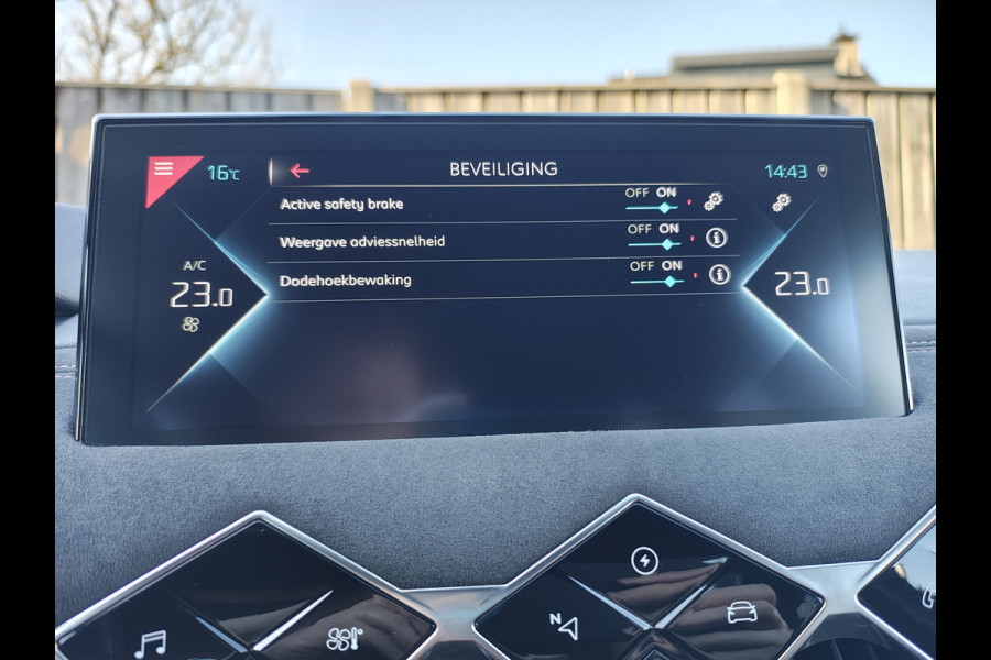 DS DS 3 Crossback E-Tense Performance Line 50kWh SOH 95% Navi Ecc Pdc Apple Carplay Android Auto Lmv Privacy Glas Dodehoekbewaking DAB+ Cruise Control Regen/Lichtsensor 1e Eigenaar Origineel Nederlandse Auto