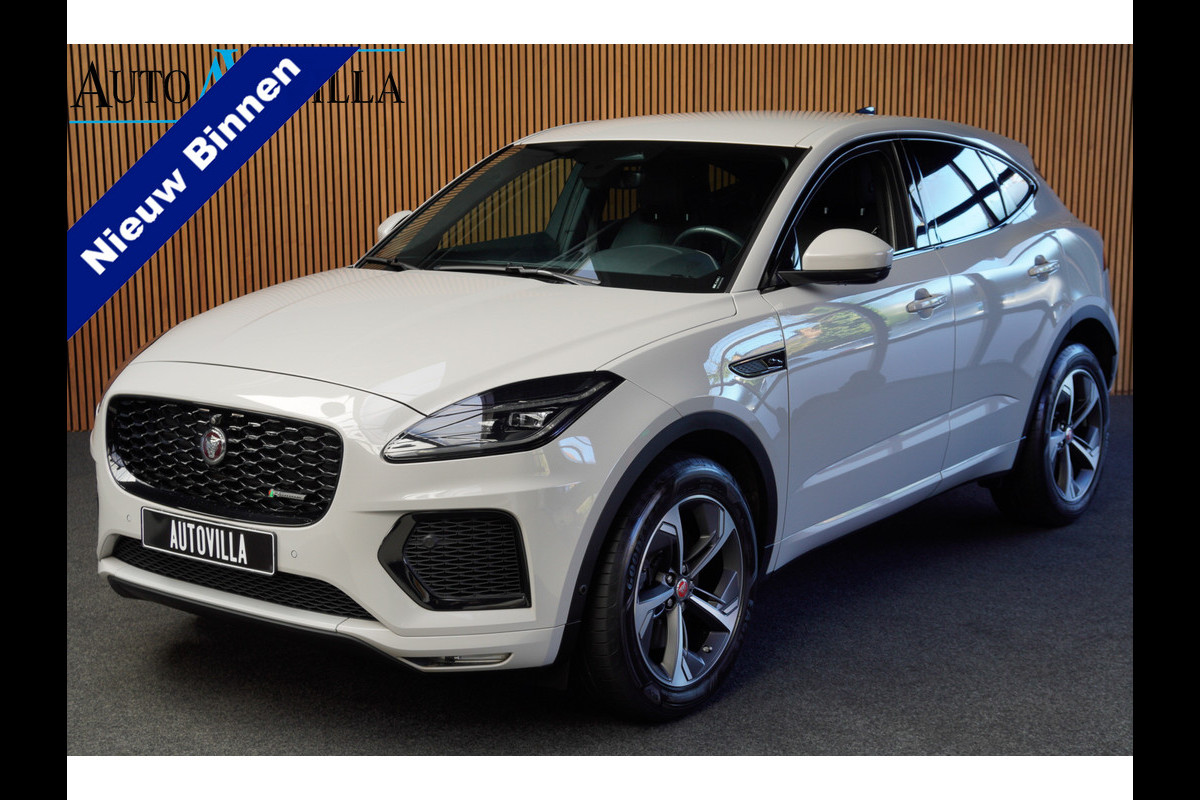 Jaguar E-Pace 1.5 P160 R-Dynamic SE Leer ACC 360° Meridian Navi Keyless Entry & Go Elektr. bedienbare achterklep Memory seats Climate PDC Zwarte alcantara hemelbekleding LM velgen BTW auto
