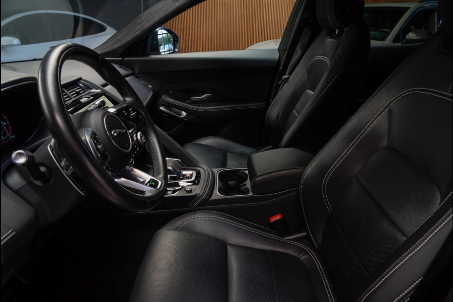Jaguar E-Pace 1.5 P160 R-Dynamic SE Leer ACC 360° Meridian Navi Keyless Entry & Go Elektr. bedienbare achterklep Memory seats Climate PDC Zwarte alcantara hemelbekleding LM velgen BTW auto