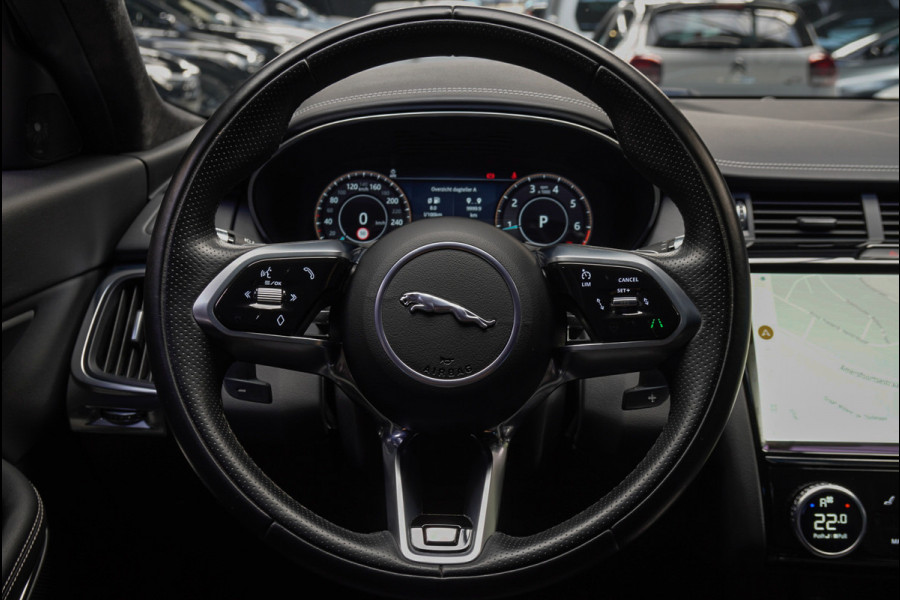 Jaguar E-Pace 1.5 P160 R-Dynamic SE Leer ACC 360° Meridian Navi Keyless Entry & Go Elektr. bedienbare achterklep Memory seats Climate PDC Zwarte alcantara hemelbekleding LM velgen BTW auto