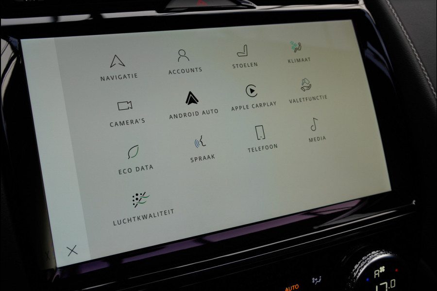 Jaguar E-Pace 1.5 P160 R-Dynamic SE Leer ACC 360° Meridian Navi Keyless Entry & Go Elektr. bedienbare achterklep Memory seats Climate PDC Zwarte alcantara hemelbekleding LM velgen BTW auto