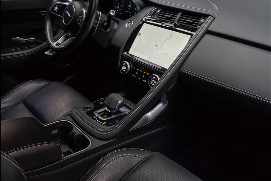 Jaguar E-Pace 1.5 P160 R-Dynamic SE Leer ACC 360° Meridian Navi Keyless Entry & Go Elektr. bedienbare achterklep Memory seats Climate PDC Zwarte alcantara hemelbekleding LM velgen BTW auto