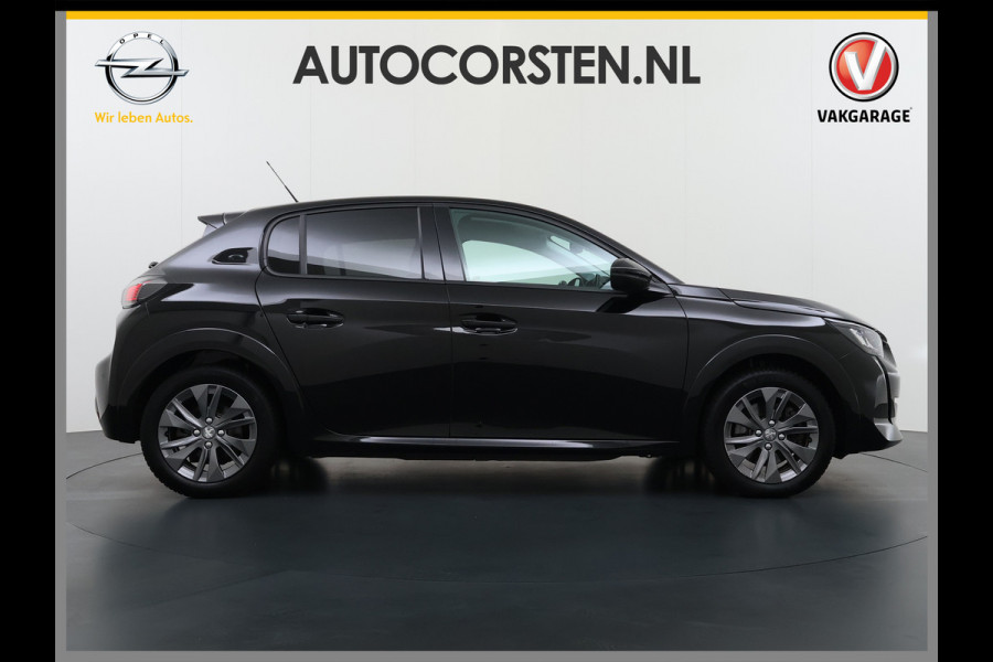 Peugeot e-208 EV 50kWh SOH 90% Navi Ecc 360°Camera Stoelverwarming Adap.Cruise Control Apple Carplay/Android Auto Allure Draadloze Lader DAB+ Keyless Led Privacy Glas Rijstrooksensor Verkeersbord detectie Origineel Nederlandse Auto