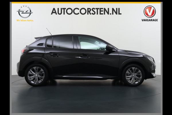 Peugeot e-208 EV 50kWh SOH 90% Navi Ecc 360°Camera Stoelverwarming Adap.Cruise Control Apple Carplay/Android Auto Allure Draadloze Lader DAB+ Keyless Led Privacy Glas Rijstrooksensor Verkeersbord detectie Origineel Nederlandse Auto