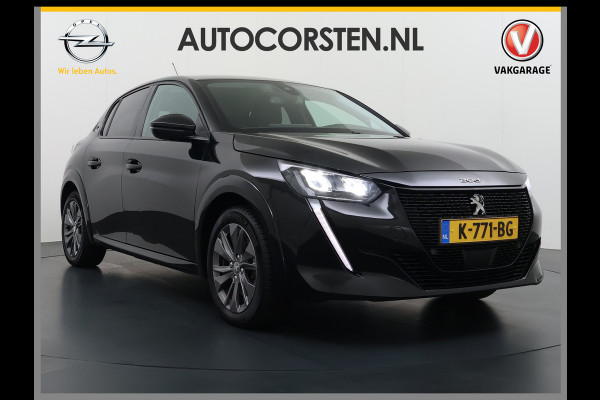 Peugeot e-208 EV 50kWh SOH 90% Navi Ecc 360°Camera Stoelverwarming Adap.Cruise Control Apple Carplay/Android Auto Allure Draadloze Lader DAB+ Keyless Led Privacy Glas Rijstrooksensor Verkeersbord detectie Origineel Nederlandse Auto