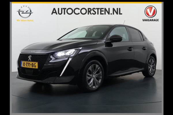 Peugeot e-208 EV 50kWh SOH 90% Navi Ecc 360°Camera Stoelverwarming Adap.Cruise Control Apple Carplay/Android Auto Allure Draadloze Lader DAB+ Keyless Led Privacy Glas Rijstrooksensor Verkeersbord detectie Origineel Nederlandse Auto