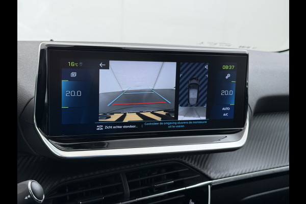 Peugeot e-208 EV 50kWh SOH 90% Navi Ecc 360°Camera Stoelverwarming Adap.Cruise Control Apple Carplay/Android Auto Allure Draadloze Lader DAB+ Keyless Led Privacy Glas Rijstrooksensor Verkeersbord detectie Origineel Nederlandse Auto