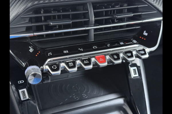 Peugeot e-208 EV 50kWh SOH 90% Navi Ecc 360°Camera Stoelverwarming Adap.Cruise Control Apple Carplay/Android Auto Allure Draadloze Lader DAB+ Keyless Led Privacy Glas Rijstrooksensor Verkeersbord detectie Origineel Nederlandse Auto