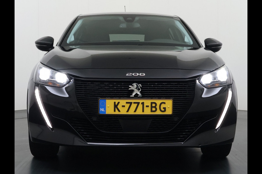 Peugeot e-208 EV 50kWh SOH 90% Navi Ecc 360°Camera Stoelverwarming Adap.Cruise Control Apple Carplay/Android Auto Allure Draadloze Lader DAB+ Keyless Led Privacy Glas Rijstrooksensor Verkeersbord detectie Origineel Nederlandse Auto