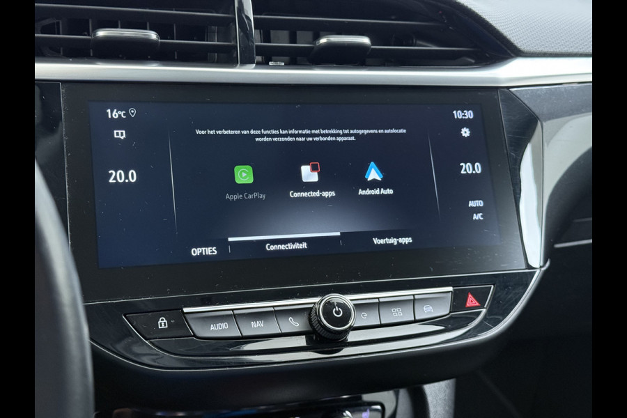Opel CORSA-E 50kWh Leder Navi Apple Carplay Android Auto Stoel+Stuurverwarming Cruise Control Auto e-Launch Edition Led Lmv Bluetooth Privacy Glas Keyless Rijstrooksensor Origineel Nederlandse Auto SOH 89%