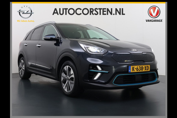 Kia e-Niro ExecutiveLine 64kWh SOH 100% Warmtepomp Leder Elek.Stoel+Memory JBL®-Audio Pdc Navi Ecc Camera Apple Carplay Android Auto Stoelverwarming+Koeling Stuurverwarming Lmv Privacy Glas DAB Vess Lane Assist Blind Spot 100% Dealeronderhouden