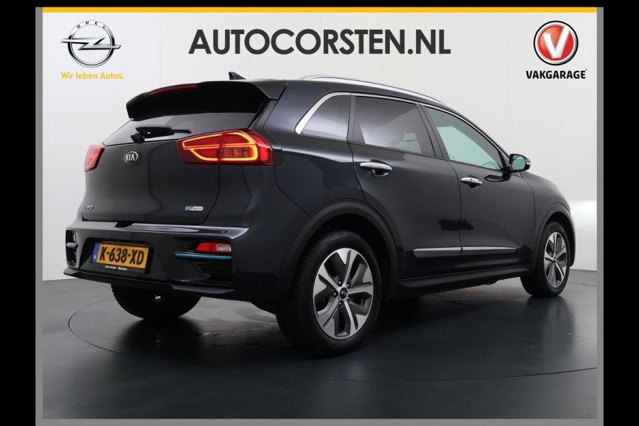 Kia e-Niro ExecutiveLine 64kWh SOH 100% Warmtepomp Leder Elek.Stoel+Memory JBL®-Audio Pdc Navi Ecc Camera Apple Carplay Android Auto Stoelverwarming+Koeling Stuurverwarming Lmv Privacy Glas DAB Vess Lane Assist Blind Spot 100% Dealeronderhouden