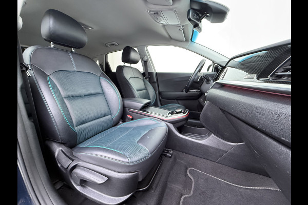 Kia e-Niro ExecutiveLine 64kWh SOH 100% Warmtepomp Leder Elek.Stoel+Memory JBL®-Audio Pdc Navi Ecc Camera Apple Carplay Android Auto Stoelverwarming+Koeling Stuurverwarming Lmv Privacy Glas DAB Vess Lane Assist Blind Spot 100% Dealeronderhouden