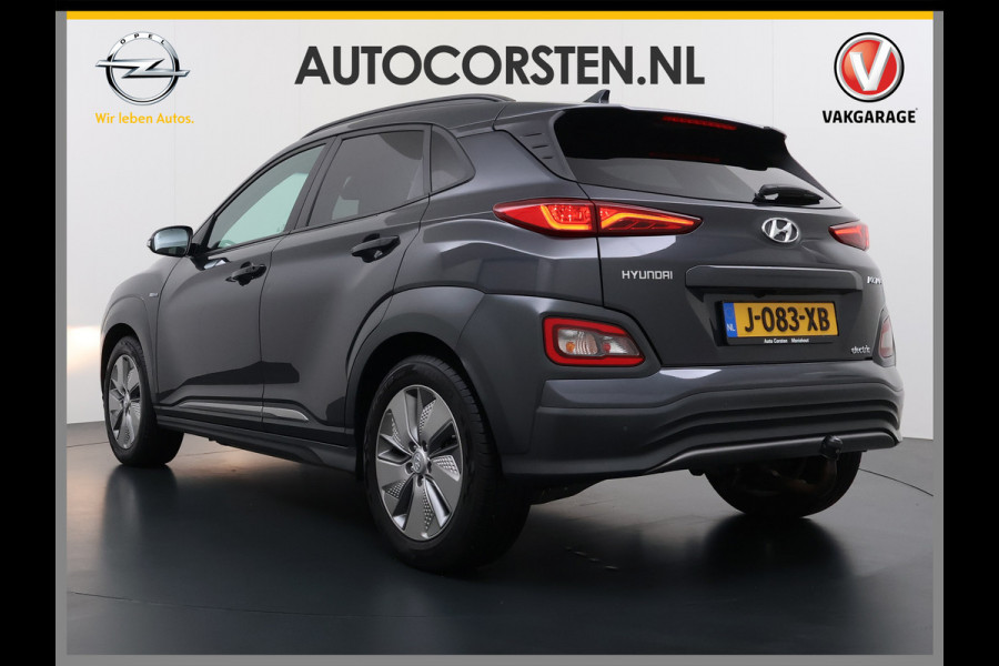 Hyundai Kona EV 64kWh SOH 100% Trekhaak Warmtepomp Navi Camera Ecc Adap.Cruise Head-Up Display Apple Carplay/Android Auto Pdc Fashion Keyless Lane Assist Dodehoek Detector FCA Privacy Glas Regensensor Bluetooth 1e Eigenaar Origineel Nederlandse Auto