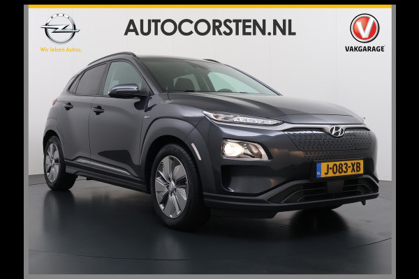 Hyundai Kona EV 64kWh SOH 100% Trekhaak Warmtepomp Navi Camera Ecc Adap.Cruise Head-Up Display Apple Carplay/Android Auto Pdc Fashion Keyless Lane Assist Dodehoek Detector FCA Privacy Glas Regensensor Bluetooth 1e Eigenaar Origineel Nederlandse Auto