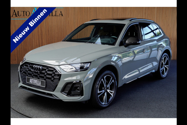 Audi Q5 55 TFSI e PlugIn S-Line Panodak Virtual Leer B&O PDC Navi Elektra. achterklep Leer Climate voor en achter 360° Zwarte binnenhemel Camera 20” LM velgen BTW auto